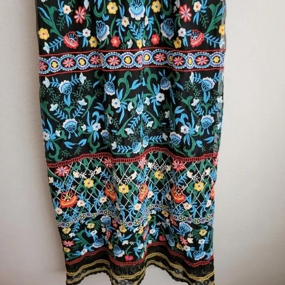knee length dresses for ladies Esther Embellished Midi Dress – SIMKHAI main image 0